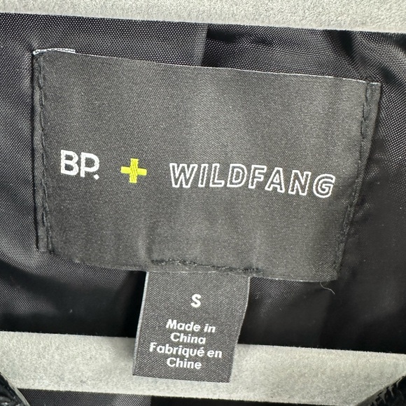 BP + Wildfang Faux Leather Patent Jacket Womens Small Biker Edgy Rock Goth Moto - Picture 4 of 8